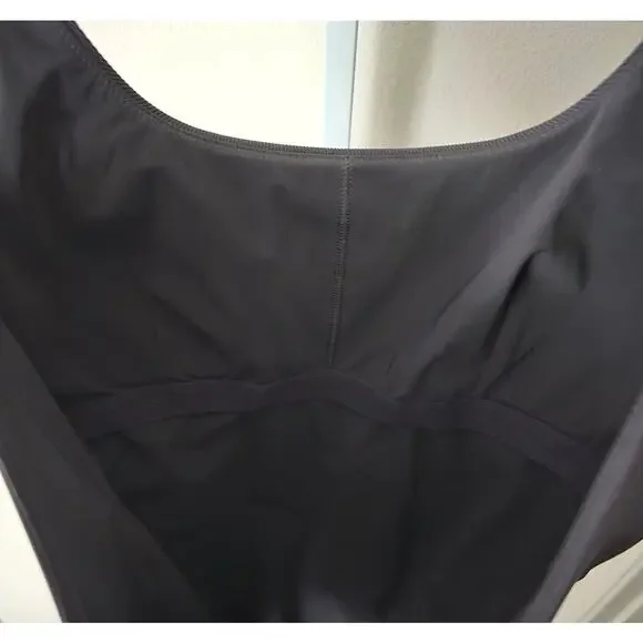 ATHLETA NWT Black Cloudbreak AquaRib Scoop Neck One-Piece Swimsuit Sz M - Picture 5 of 16